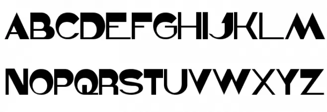 Gelombang radio Schriftart Groß