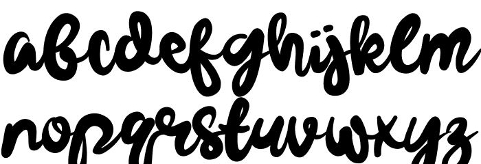 Gelowing Demo Font LOWERCASE