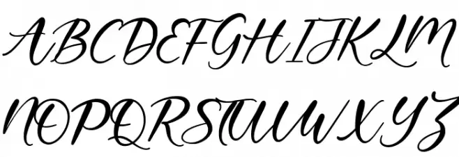 Gelyti Schriftart Groß