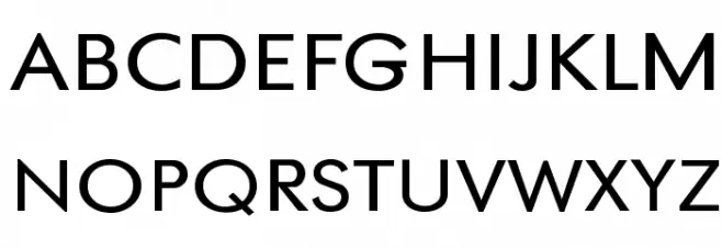GemFont One 字体 大写