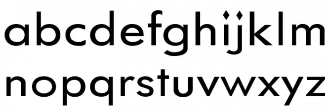 GemFont One Font LOWERCASE