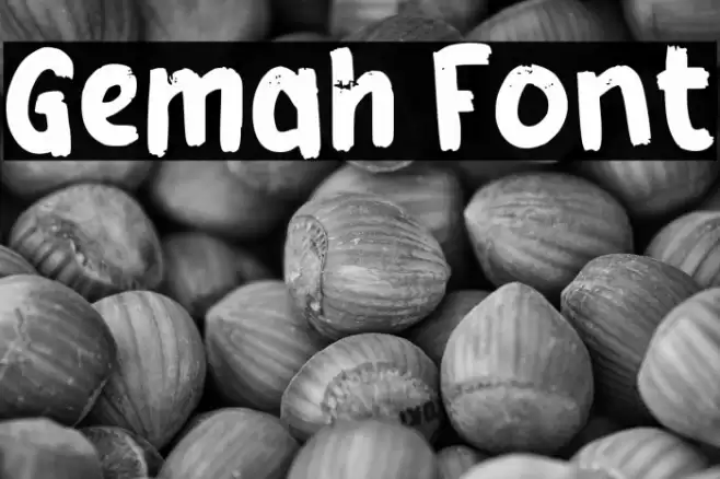 Gemah Font examples