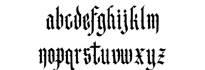 Gematype Font LOWERCASE