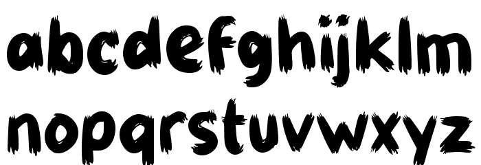 Gemba Font LOWERCASE