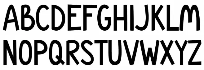 Gembira PERSONAL USE Шрифта ВЕРХНИЙ