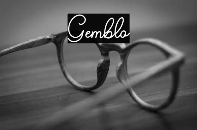 Gemblo Font examples