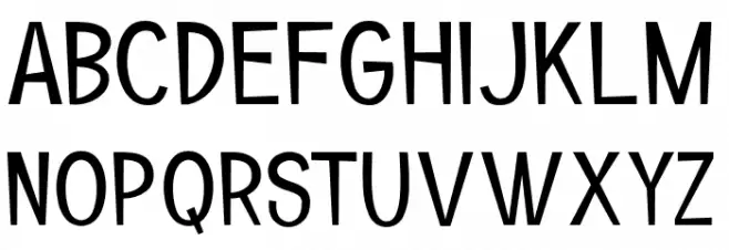Gembrik Font UPPERCASE