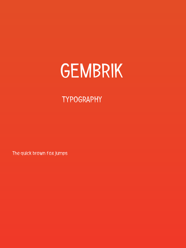 Gembrik Poster