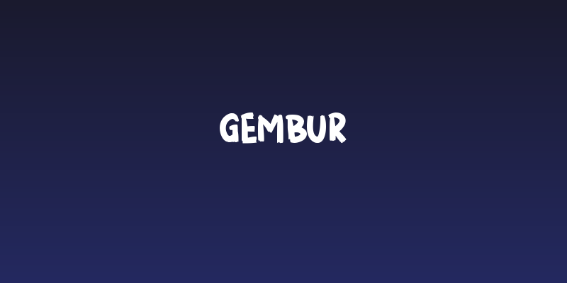 Gembur Social Header