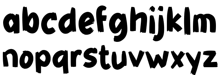 Gembur Schriftart Kleinbuchstaben