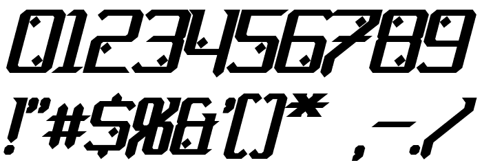 Gemcut Bold Italic Font OTHER CHARS