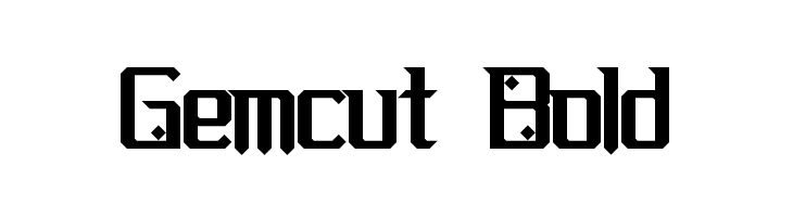 Gemcut Bold  免费字体下载