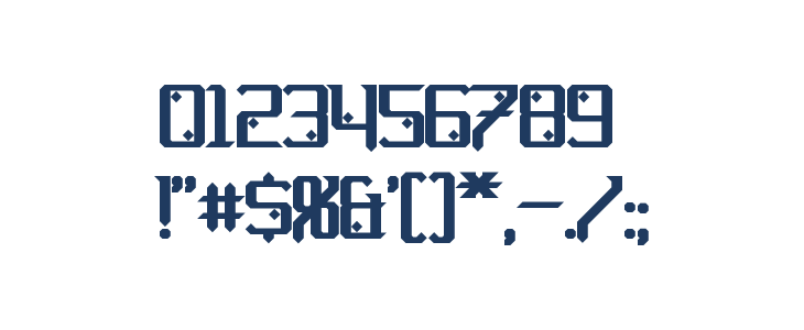 Gemcut Bold Other Characters