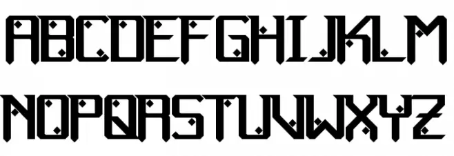 Gemcut Bold Шрифта ВЕРХНИЙ