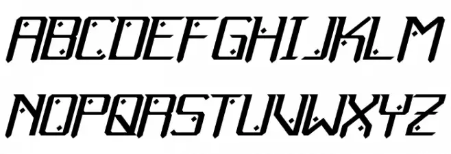 Gemcut Italic Polices MAJUSCULES
