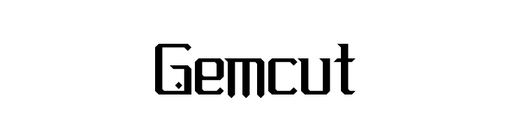 Gemcut  Free Fonts Download
