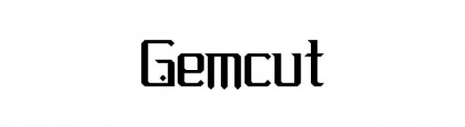 Gemcut  les polices de caractères gratuit tlcharger
