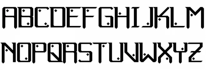 Gemcut 字体 大写