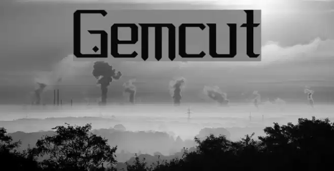 Gemcut Font examples