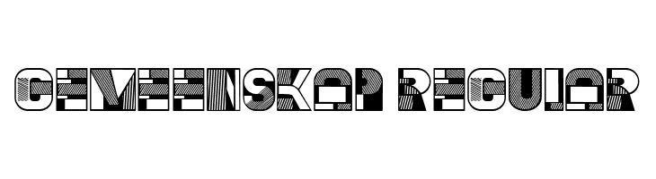 Gemeenskap Regular  免费字体下载