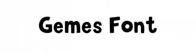 Gemes Font  تنزيل الخطوط