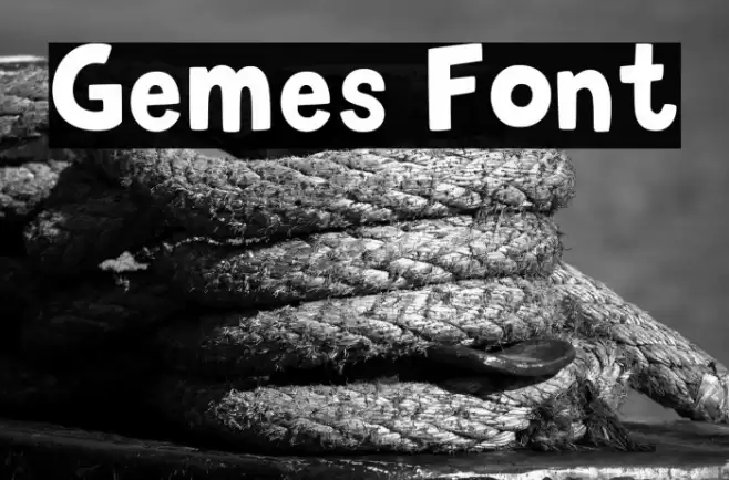 Gemes Font Caratteri examples