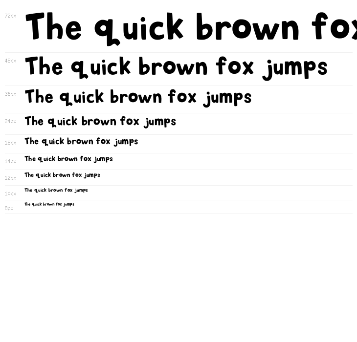 Gemes Font Waterfall