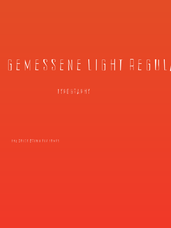 Gemessene Light Regular Poster