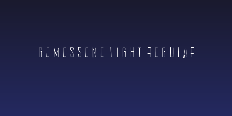 Gemessene Light Regular Social Header