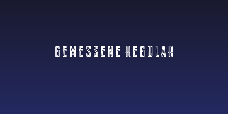 Gemessene Regular Social Header