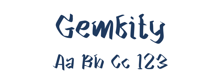Gemfity Font Preview