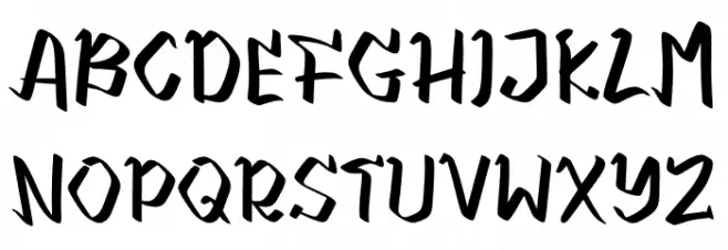 Gemfity Font UPPERCASE