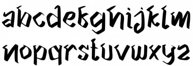 Gemfity Font LOWERCASE