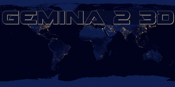 Gemina 2 3D Font examples