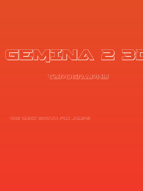 Gemina 2 3D Poster