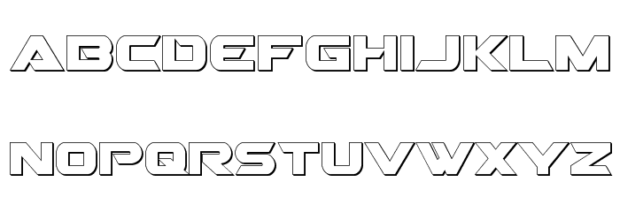 Gemina 2 3D Font LOWERCASE