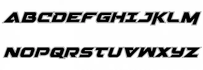 Gemina 2 Academy Italic Font Litere mari
