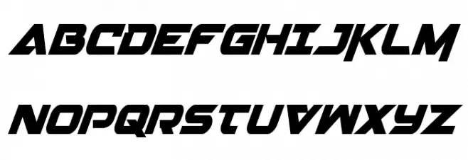 Gemina 2 Condensed Italic Fonte MAIÚSCULAS