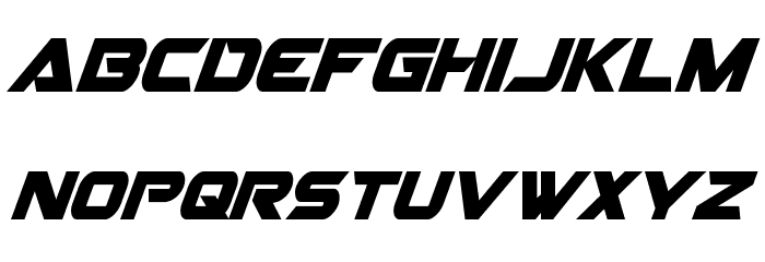 Gemina 2 Condensed Italic Font LOWERCASE