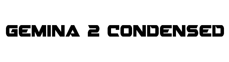 Gemina 2 Condensed  baixar fontes gratis