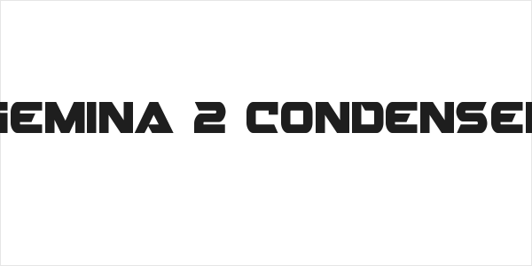 Gemina 2 Condensed Logo