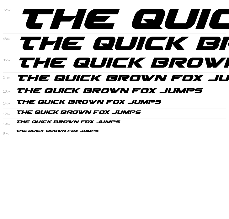Gemina 2 Expanded Italic Waterfall