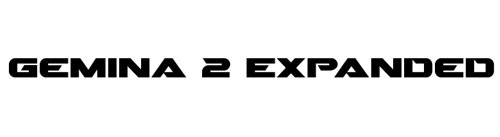 Gemina 2 Expanded  font caratteri gratis