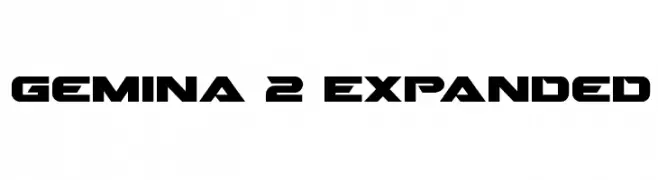 Gemina 2 Expanded  Descarca Fonturi Gratis