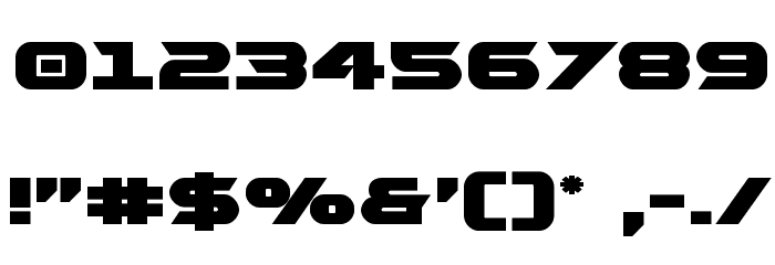 Gemina 2 Expanded Font OTHER CHARS