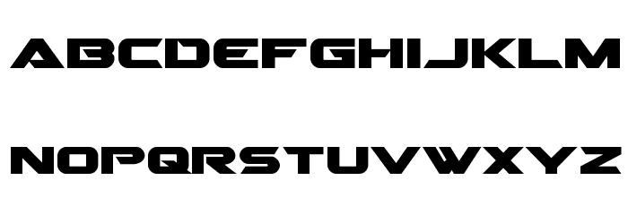 Gemina 2 Expanded Font LOWERCASE
