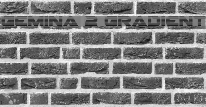 Gemina 2 Gradient Font examples