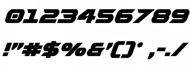 Gemina 2 Italic Font OTHER CHARS