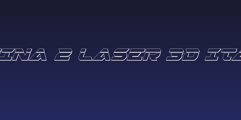 Gemina 2 Laser 3D Italic Social Header