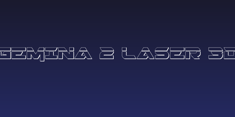 Gemina 2 Laser 3D Social Header